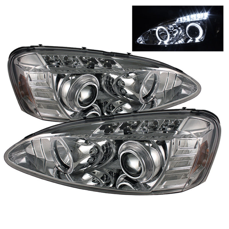 Spyder Pontiac Grand Prix 04-08 Projector Headlights LED Halo LED Chrm PRO-YD-PGP04-HL-C SPYDER