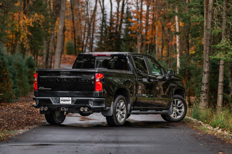 MBRP 19-21 Chevrolet Silverado 1500 5.3L 3in Cat Back w/ 2.5in OD Carbon Fiber Tips - T304 MBRP