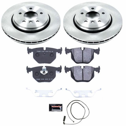 Power Stop 01-06 BMW 330Ci Rear Track Day Brake Kit PowerStop