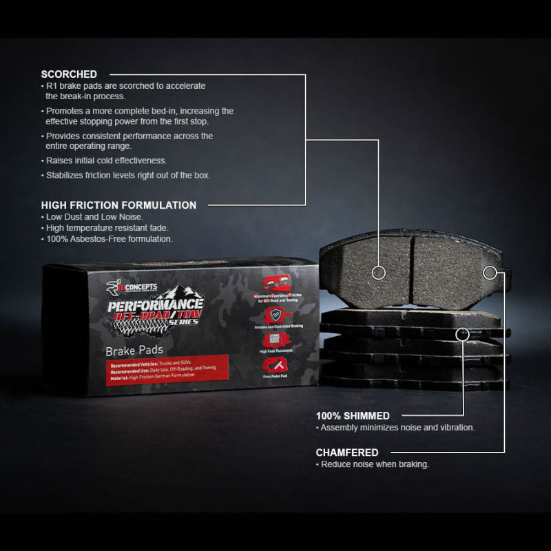 R1 09-24 Nissan Nv2500 Front Off-Road/Tow Brake Pads