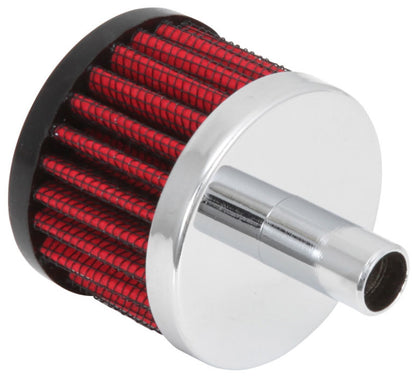 K&N Steel Base Crankcase Vent Filter .5in Vent OD x 2in OD x 1.5in Height K&N Engineering