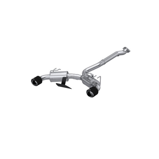 MBRP 2023 Toyota Corolla GR 1.6L T304 SS 3in Cat-Back Dual Split Rear w/ Carbon Fiber Tips MBRP