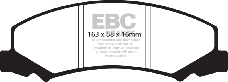 EBC Ultimax2 Front Brake Pads - UD1159 EBC
