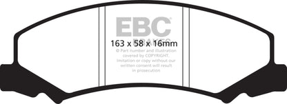EBC Ultimax2 Front Brake Pads - UD1159 EBC