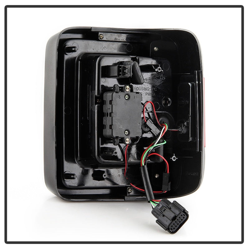 Spyder 19-20 Jeep Wrangler - Full LED Tail Lights - Seq Turn Signal - Black ALT-YD-JW19-SEQ-BK SPYDER
