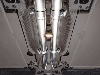 AWE BMW G90/G99 M5 Track Edition Catback Exhaust - Chrome Silver Tips