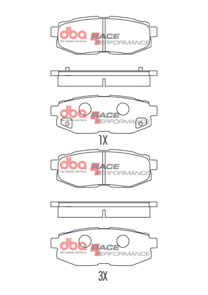 DBA 06-24 Subaru Tribeca B9 Rear RP Performance Brake Pads