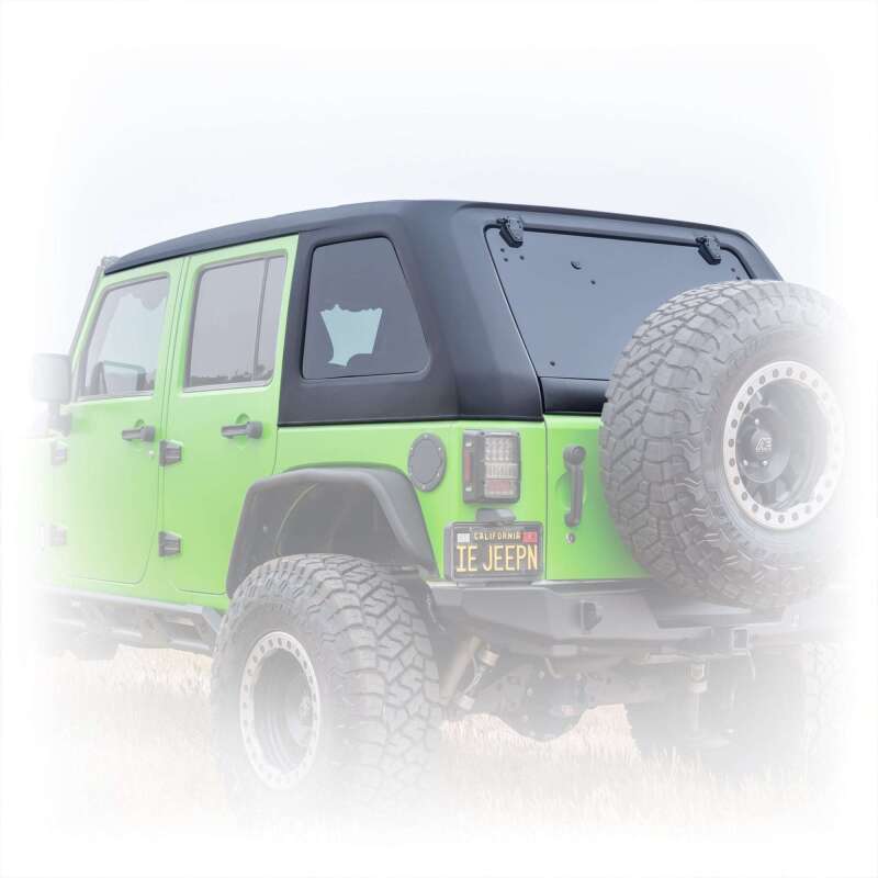Turn Offroad 07-18 Jeep JK 4 Door Fastback Hardtop 1 Piece Primer White