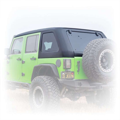 Turn Offroad 07-18 Jeep JK 4 Door Fastback Hardtop 1 Piece Primer White