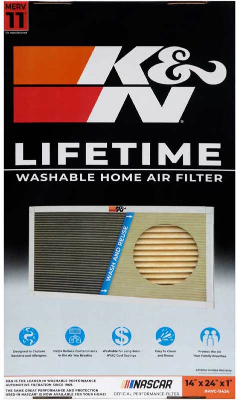 K&N HVAC Filter - 14 X 24 X 1 K&N Engineering