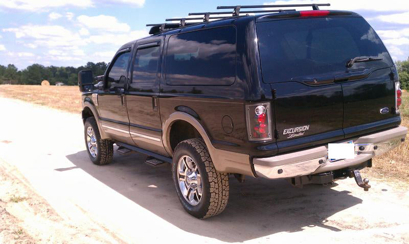 Spyder Ford Excursion 00-06/Econoline 150/250/350/450/550 95-06 Euro Tail Lights Blk ALT-YD-FEC00-BK SPYDER