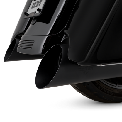 Vance & Hines HD Touring Backslash 450 Slip-on Exhaust - Wrinkle Black