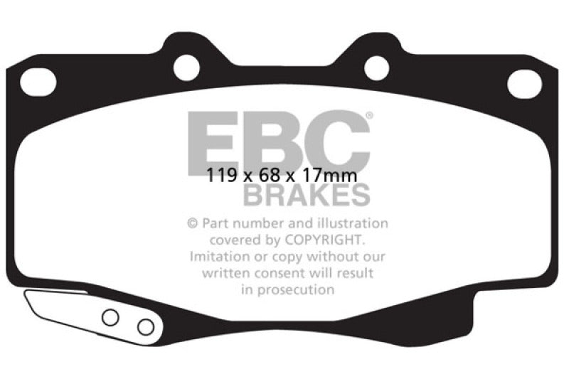 EBC Ultimax2 Front Brake Pads - UD799