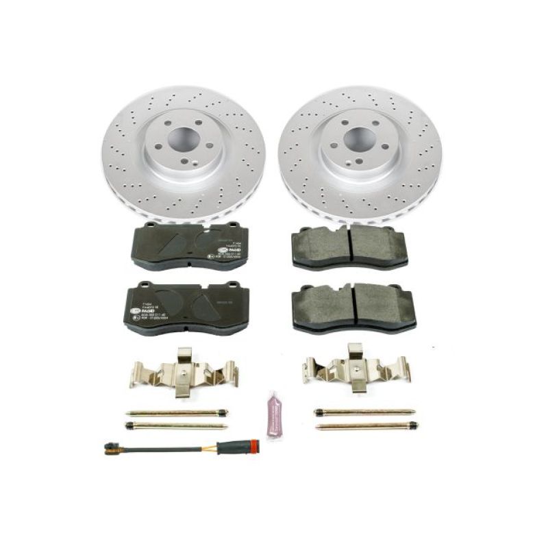 Power Stop 09-14 Mercedes-Benz CL550 Front Euro-Stop Brake Kit PowerStop