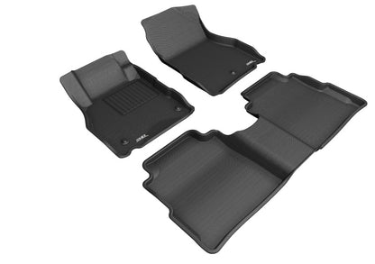3D MAXpider KAGU 1st-2nd Row Floor Mats for Nissan Kicks / Kicks Play 2018-2025 - L1NS11001509