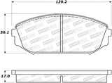 StopTech Premium Ceramic Brake Pads - 308.07930