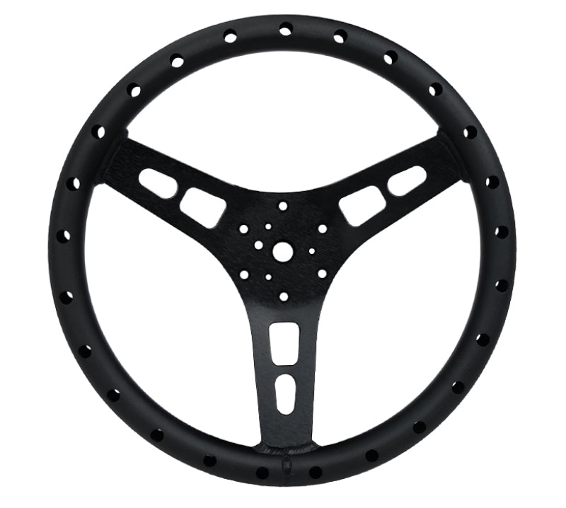 NRG Reinforced Steering Wheel 380mm Sport Full Aluminum Light Weight Welded Steering Wheel - RST-025MB
