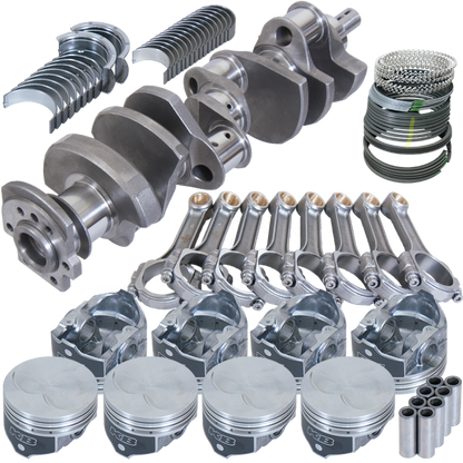 Eagle Chevy 400 3.750in Crank 5.700in I-Beam Rods -7cc Flat Top 4.125in Pistons Rotating Assembly