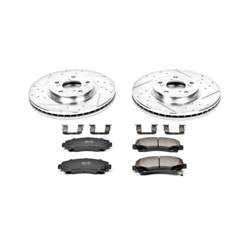 Power Stop 06-11 Honda Ridgeline Front Z23 Evolution Sport Brake Kit PowerStop