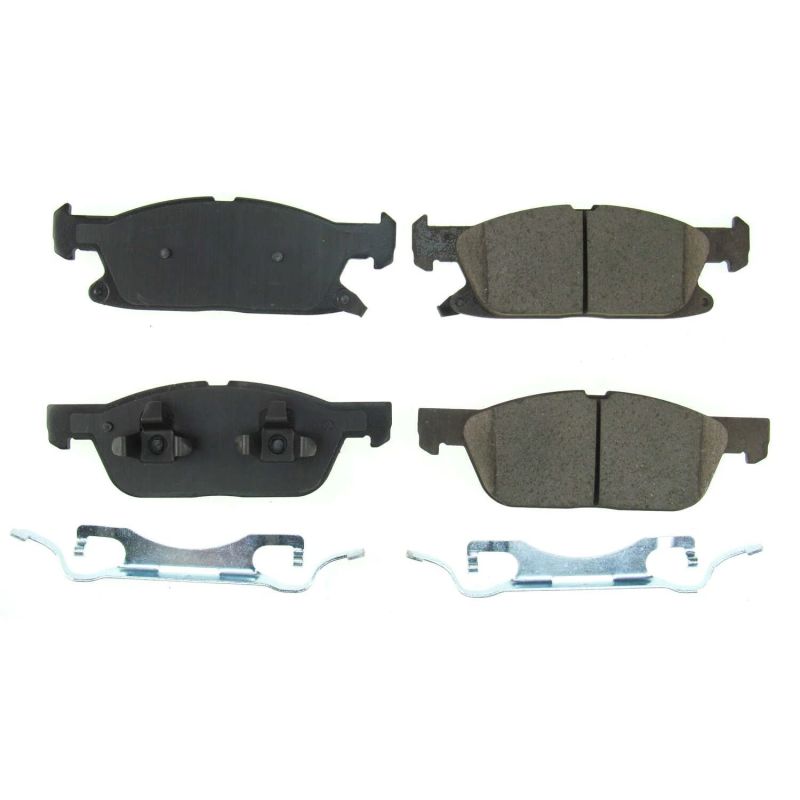 Power Stop 2019 Ford Edge Front Z17 Evolution Ceramic Brake Pads w/Hardware PowerStop