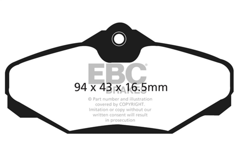 EBC YellowStuff Rear Brake Pads - DP41624R EBC