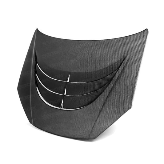 Seibon HD1213HYGEN2D-SC SC-Style Carbon Fiber Hood for 2013–2016 Hyundai Genesis Coupe
