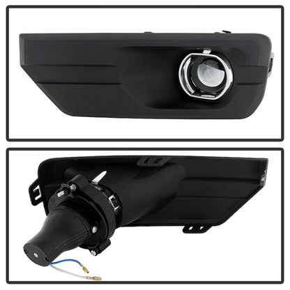 Spyder GMC Acadia 2013-2015 OEM Fog Light W/Universal Switch- Clear FL-GAC2013-C SPYDER