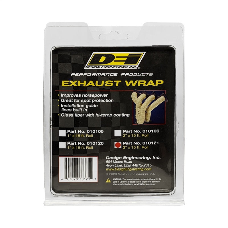 DEI Exhaust Wrap 2in x 15ft - Black DEI