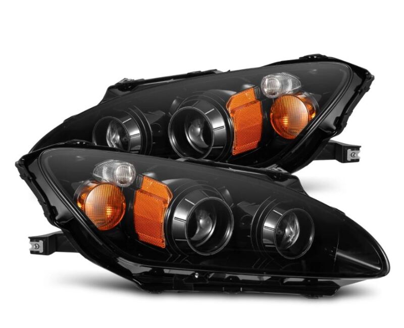 AlphaRex 880270 99-09 Honda S2000 LUXX-Series Projector LED Headlights - Alpha-Black