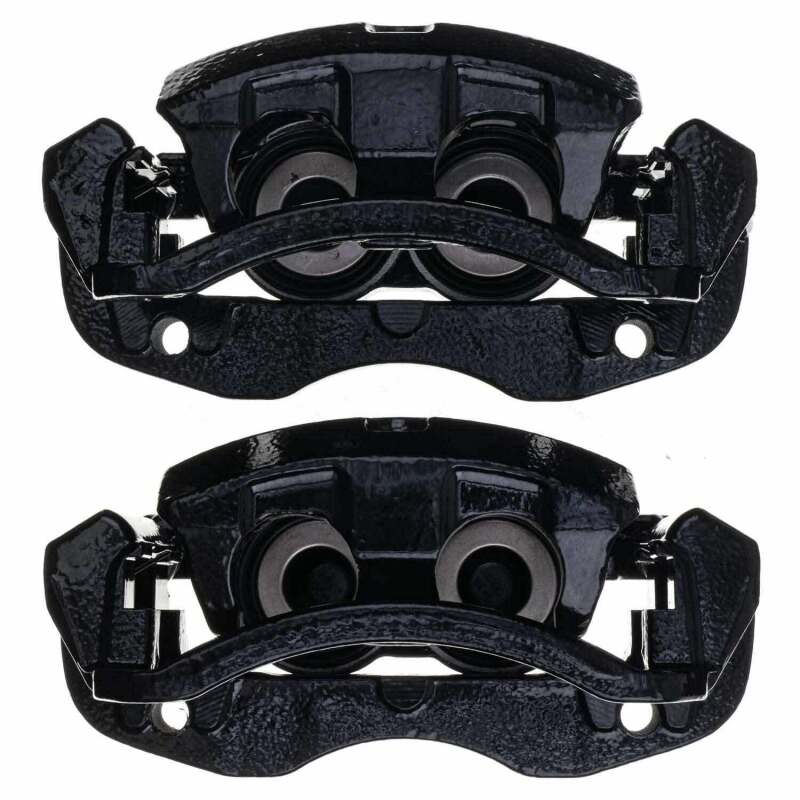 Power Stop 00-05 Ford Excursion Rear Black Caliper - Pair w/Bracket PowerStop