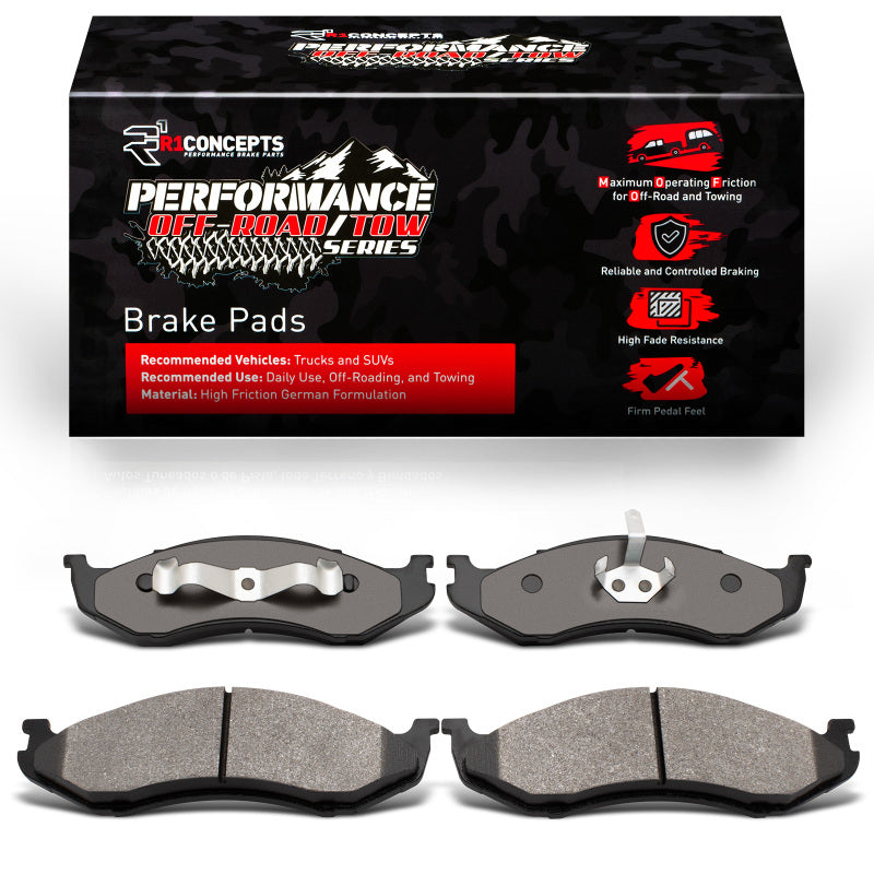 R1 90-06 Jeep Wrangler Front Off-Road/Tow Brake Pads
