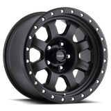 Raceline 929B Avenger 17x9in / 5x139.7 BP / -12mm Offset / 107.95mm Bore - Satin Black Wheel