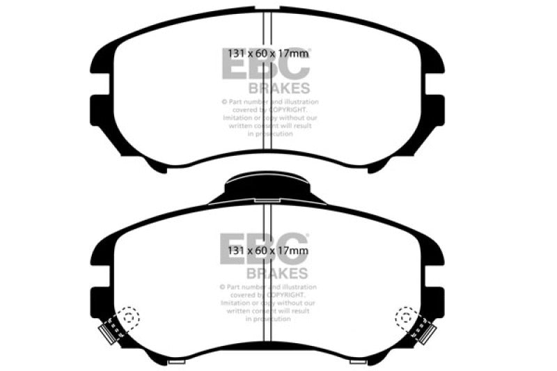 EBC RedStuff Front Brake Pads - DP31643C EBC