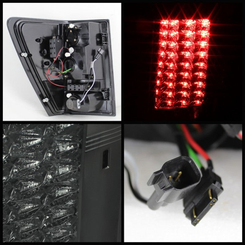 Spyder Jeep Grand Cherokee 07-10 LED Tail Lights Smoke ALT-YD-JGC07-LED-SM SPYDER