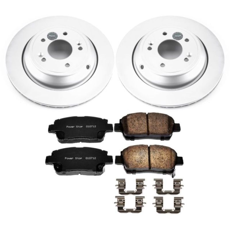 Power Stop 12-15 Scion iQ Front Z17 Evolution Geomet Coated Brake Kit PowerStop