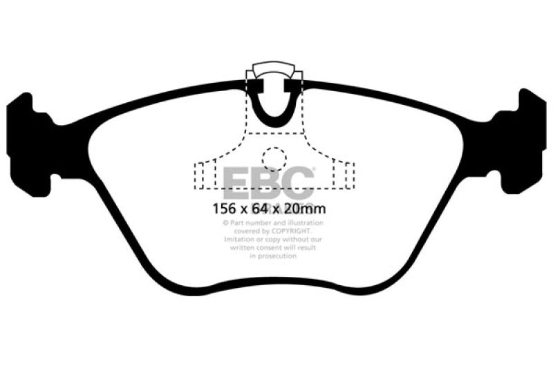 EBC GreenStuff Front Brake Pads - DP21089 EBC