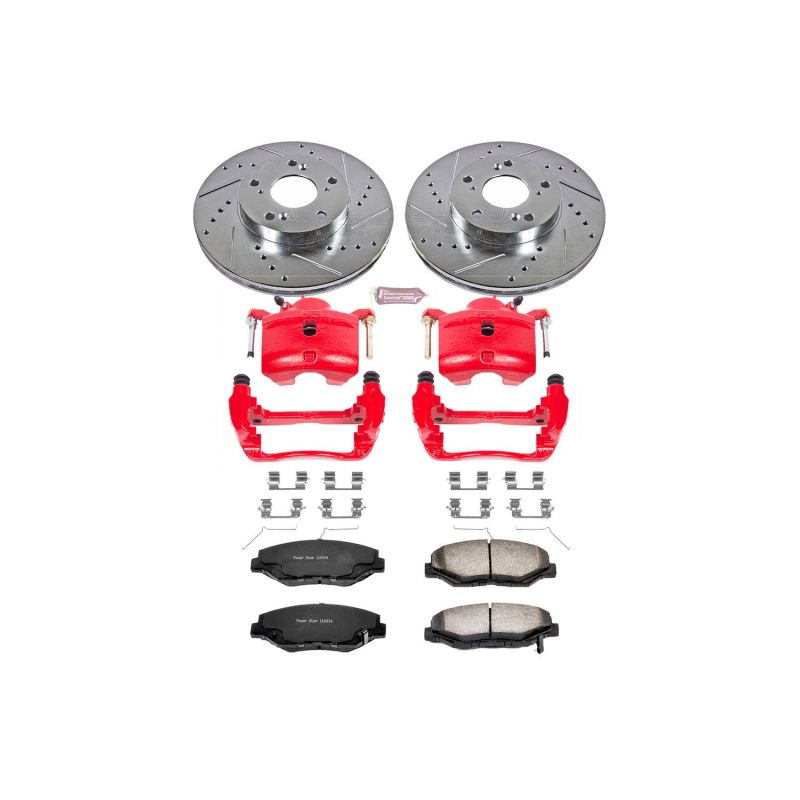 Power Stop 14-15 Acura ILX Front Z36 Truck & Tow Brake Kit w/Calipers PowerStop