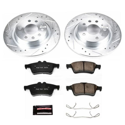 Power Stop 03-11 Saab 9-3 Rear Z23 Evolution Sport Brake Kit PowerStop