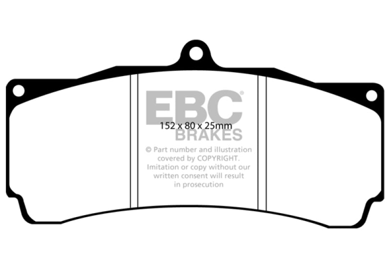 EBC YellowStuff Rear Brake Pads - DP4009R