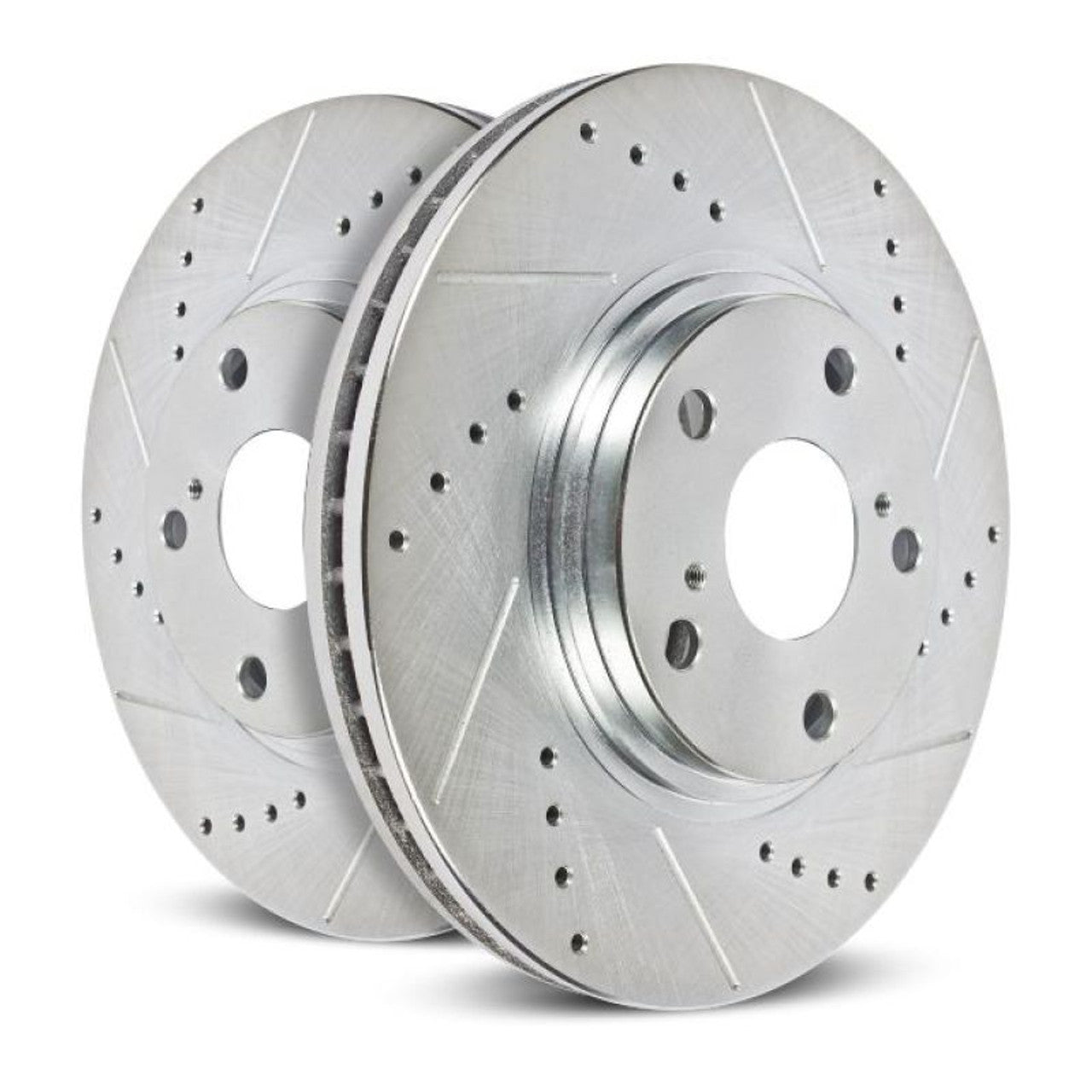 Power Stop 05-07 Ford F-350 Super Duty Front Drilled & Slotted Rotor - Pair