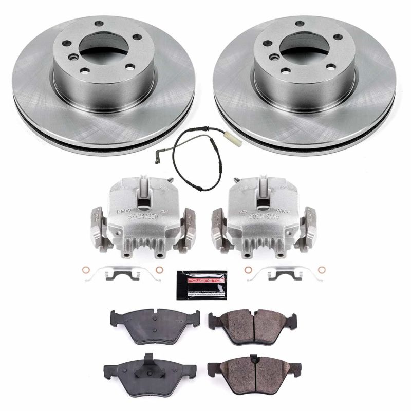 Power Stop 2007 BMW 328i Front Autospecialty Brake Kit w/Calipers PowerStop