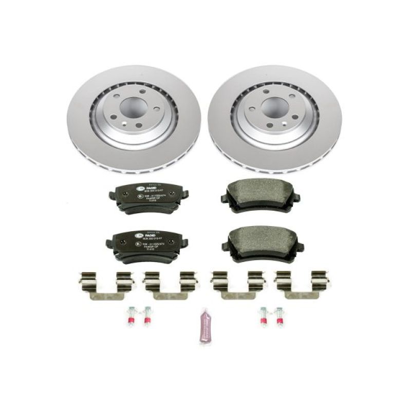 Power Stop 05-11 Audi A6 Quattro Rear Euro-Stop Brake Kit PowerStop
