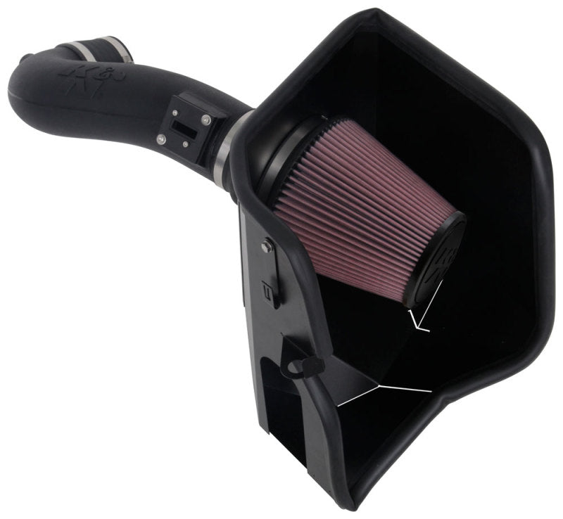 K&N 2019+ Chevrolet 1500 5.3L / 6.2L V8 F/I Aircharger Performance Intake System K&N Engineering