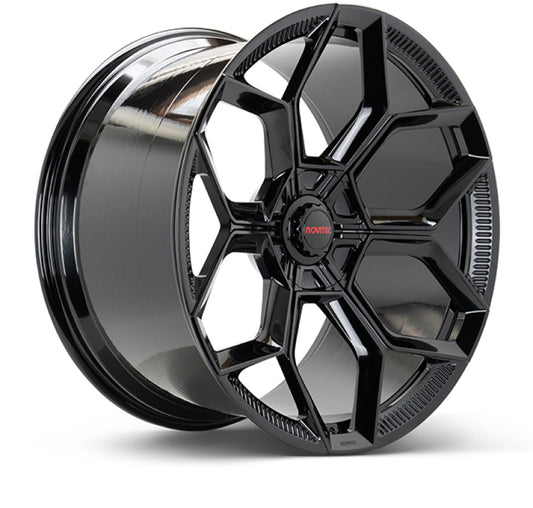 Vossen x Novitec NL5-Cl 21x12.5 ET:43 Gloss Black Lamborghini Huracan Rear Wheel