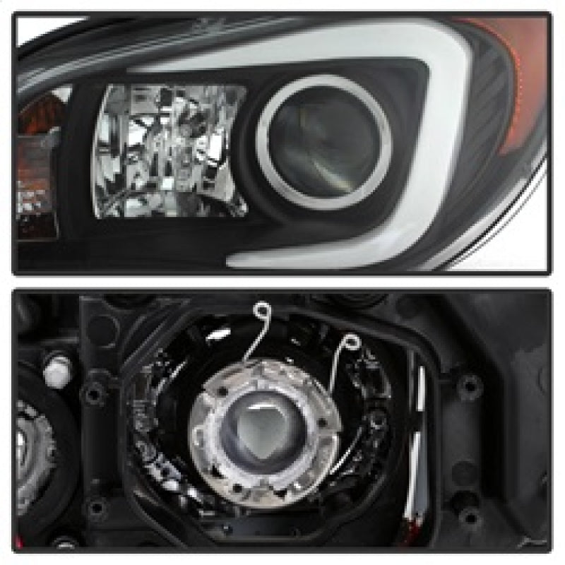 Spyder Subaru WRX 2006-2007 Projector Headlights - Halogen Only - Black PRO-YD-SWRX06-LBDRL-BK SPYDER