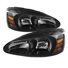 Load image into Gallery viewer, Xtune Pontiac Grand Prix 04-08 Crystal Headlights Black HD-JH-PGPRIX04-AM-BK SPYDER