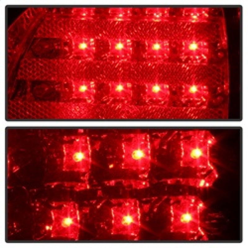 Spyder Lexus GS 300/400 98-05 LED Tail Lights Red Clear ALT-YD-LGS98-LED-RC SPYDER