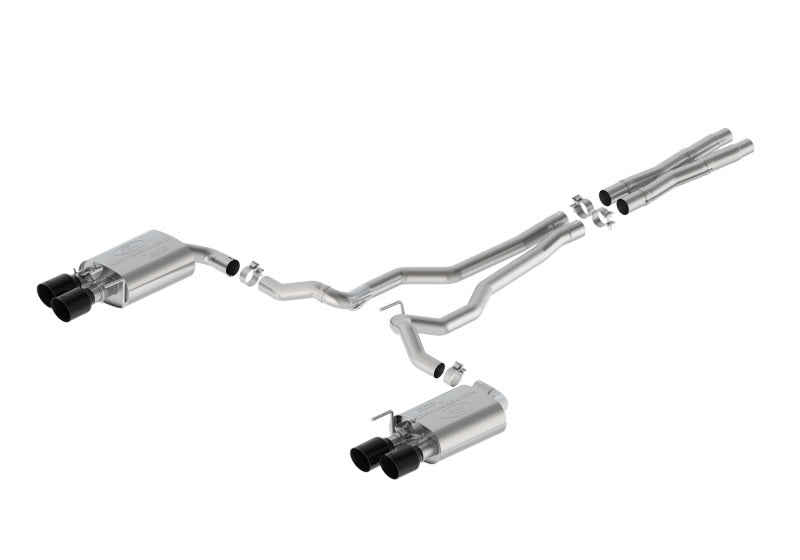 Ford Racing 2024 Mustang 5.0L GT Extreme Cat-Back Exhaust - Black Tips Ford Racing
