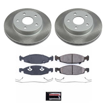 Load image into Gallery viewer, Power Stop 99-02 Jeep Grand Cherokee Front Semi-Coated Rotor Kit