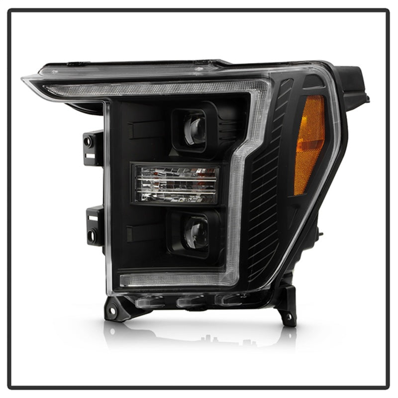 Spyder Signature 20-21 Ford F150 (Halogen Model) Proj. Headlights - Black (PRO-YD-FF15021HALSI-BK) SPYDER